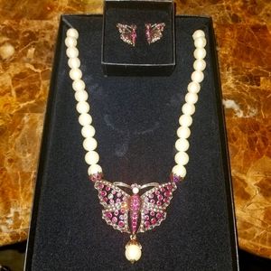 Heide Daus Fuchsia Butterfly Ensemble